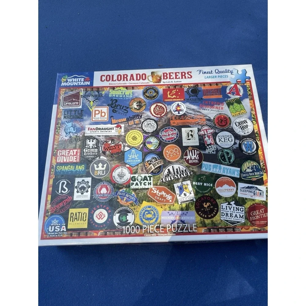 White Mountain‎ Jigsaw Puzzle Colorado Beers 1000 Large Pieces
